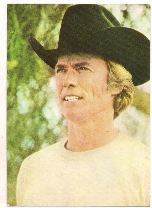 % carte postala (ilustrata ) -ACTORI-Clint Eastwood