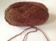 Fir de tricotat sau crosetat, lana50% , f moale, catifeat, de efect cu pufisori foto