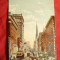 Ilustrata SUA inc.sec.XX -Arch Street East Philadelphia ,tramvai, circ. Craiova