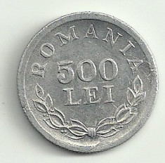 ROMANIA 500 LEI 1946 , VF [2] foto