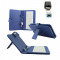 Husa tableta cu tastatura mufa MICRO USB reglabila 8 inch Albastru - COD 70 -