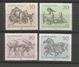 GERMANIA (BERLIN) 1969 &ndash; ANIMALE SI PASARI SALBATICE, serie nestampilata, B15, Nestampilat