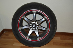 Vand 4 jante aliaj 16&amp;quot; 5x108 + 4 Anvelope Vara Continental 205/55/R16 E PACHET foto