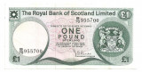 SCOTIA THE ROYAL BANK OF SCOTLAND LIMITED 1 POUND LIRA 1979 VF