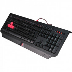 Tastatura Gaming A4TECH Bloody B120, iluminare rosu 5 nivele, USB, 1ms foto