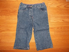 pantaloni de blugi pentru fete de 1-1,5 ani de la george foto