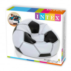 Fotoliu gonflabil minge de fotbal, Intex foto