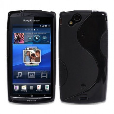 Husa Sony Xperia Arc X12 LT18i TPU S-LINE Black foto