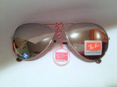 Ochelari de Soare Aviator Oglinda UNISEX ARGINTIU SILVER - LOT SET = 2 BUCATI ! foto