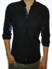 Camasa Boss - camasa neagra - camasa nunta - camasa slim - CALITATE GARANTATA foto