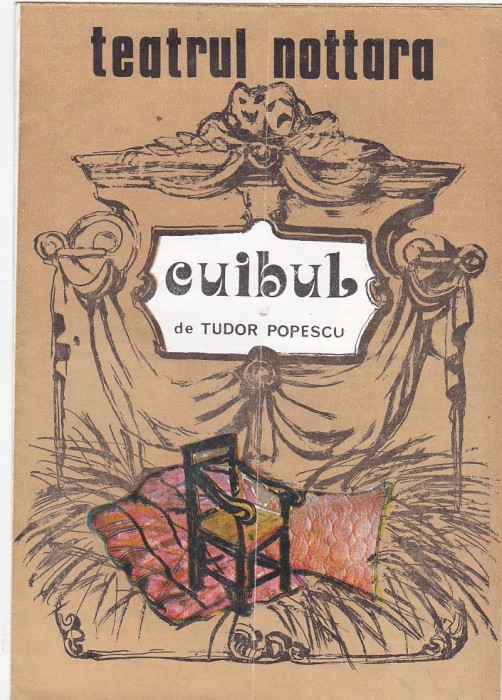 bnk div Program teatru - Teatrul Nottara 1989 - Cuibul