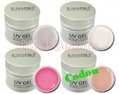 Set 3 x Gel UV ENS PRO Deluxe 20 gr + CADOU Gel UV Camuflaj unghii false foto