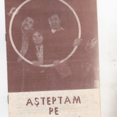 bnk div Program teatru - Teatrul Giulesti 1987 - Asteptam pe altcineva