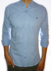 Camasa Tommy Hilfiger - camasa bleu - camasa slim fit - CALITATE GARANTATA foto