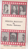 Bnk div Program teatru - Teatrul Giulesti 1987 - Regina balului