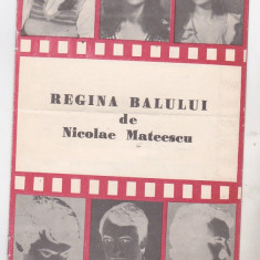 bnk div Program teatru - Teatrul Giulesti 1987 - Regina balului