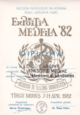 bnk div Expozitia Medfila `82 Targu Mures foto