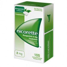 Nicorette Freshmint 4mg - Guma Nicotina Antifumat - Cutie 105 gume foto