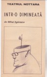 Bnk div Program teatru - Teatrul Nottara 1989 - Intr-o dimineata