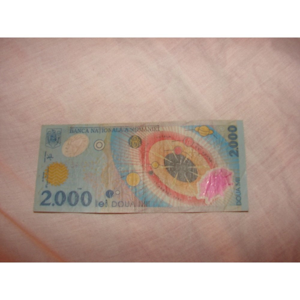 bancnota 2000 lei eclipsa | arhiva Okazii.ro