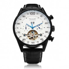 Ceas JARAGAR BRAND Barbatesc -Tourbillon Automatic / Mecanic - Alb sau Negru foto