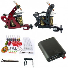 KIT TATUAJ COMPLET LA DOAR 259 RON SUPERPRET,TATTOO KIT foto