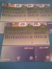 DICTIONAR ENCICLOPEDIC BRITANNICA,VOL 1-5 foto