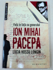 FATA IN FATA CU GENERALUL ION MIHAI PACEPA-LUCIA HOSSU LONGIN foto