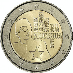 SLOVENIA 2 euro comemorativa 2011 - UNC foto