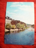 Ilustrata - Oradea - pe Cris , circulat 1964