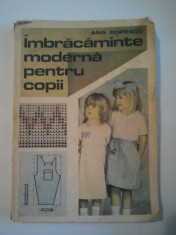 IMBRACAMINTE MODERNA PENTRU COPII - ANA POPESCU ( 1560 ) foto