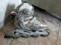 Role,rolere,inline skates,roti din silicon &amp;quot;Fila&amp;quot;marime 38,5 foto