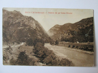 C.P. BAILE CALIMANESTI CU VALEA OLTULUI 1911 foto