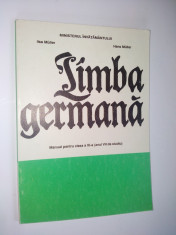 Limba Germana - manual pentru clasa a XI -a, anul VII de studiu, 1997 foto