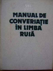 Manual De Conversatie In Limba Rusa - Sima Borlea ,156637 foto