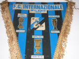 Fanion fotbal FC INTERNAZIONALE MILANO (format mare)-vechi, anii`80