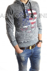 Hanorac tip ZARA - hanorac barbati - hanorac slim fit - cod 4093 foto