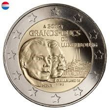 LUXEMBURG 2 euro comemorativa 2012-Dinastia Ducala, UNC foto