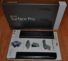 MICROSOFT SURFACE PRO 3 512GB,12&amp;quot; HD TOUCHSCREEN TABLET + Husa Piele foto