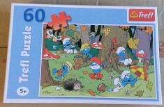 Puzzle Trefl - Strumfi toamna (Strumpfi) - 60 piese (Strumf) foto