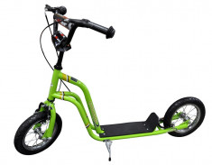 Trotineta Copii Axer CoolKids Manere de Siguranta Verde 12 inch Furca BMX Axer foto