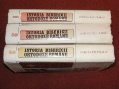 Istoria bisericii ortodoxe romane - Mircea Pacurariu (3 volume) foto