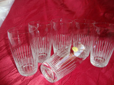 SET / SERVICU 5 PAHARE CRISTAL ,,HELIOS KRISTAL SPIEGELAU&amp;quot; foto