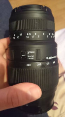 Obiectiv pentru Sony Sigma DG 70-300mm 1:4-5.6 foto