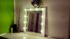 Oglinda profesionala make-up / machiaj iluminare led / stoc sau comanda /makeup foto