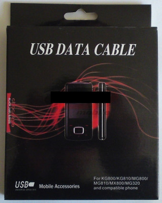 Cablu date LG KG800 foto