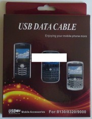 Cablu date Blackberry 8100 / 8320 / 9000 foto