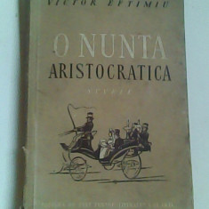 O nunta aristocratica-nuvele-Victor Eftimiu