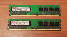 Memorie Kingston 512 Mb DDR-2 - 2 buc foto