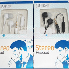 Handsfree Deluxe Samsung 3,5 mm cu dopuri